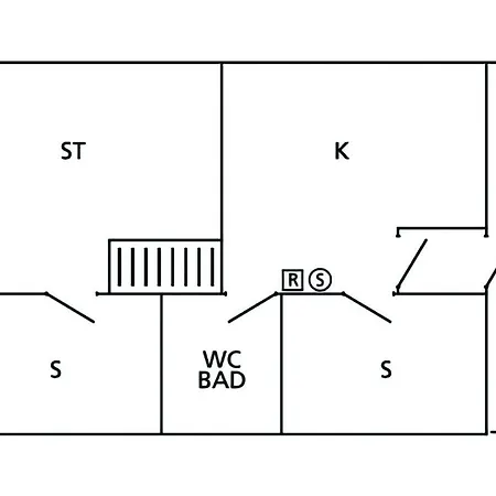 公寓 In With 2 Bedrooms And Wifi